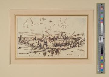 Indian Beach Scene