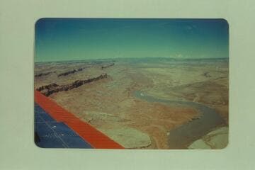 Clayhill Crossing; Mile 53-59, San Juan River. Looking northeast and upstream