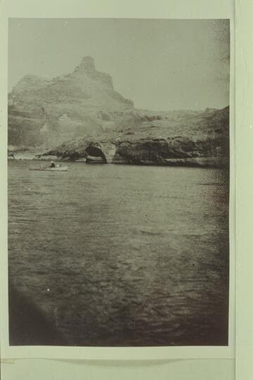 Scene in Glen Canyon. Copy of print in Miller collection. From 71 1/2 upriver