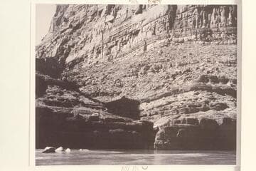 Cove Canyon. Note boulder blocking water course