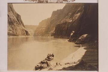 Two of the boats of the LaRue junket. Down to Glen Canyon Dam Site, Mile 4 1/2