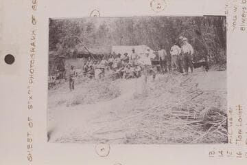 Group at Lees Ferry. Taken before camp was moved to the north side of the river