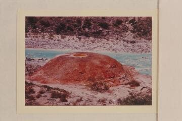 Sipapu in Little Colorado. Pool measures 9 ft.x 11ft. Mound approximately 25 ft. high