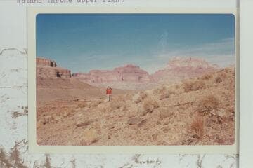 On the east side of the west arm of Cottonwood Canyon. Wotan's Throne upper right