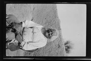 Blind Isleta man