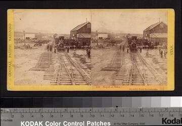 346. Depot at Elko. 468 miles from Sacramento