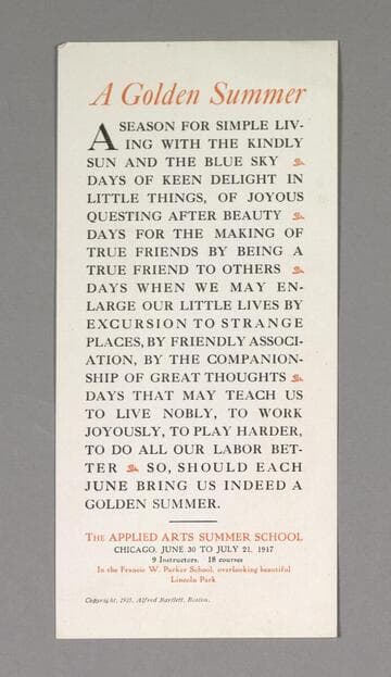 A Golden Summer