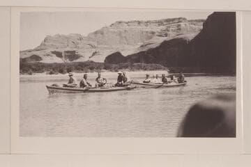 The Race--above Warm Creek. Photo No. 56 in Stabler album. A print of the same photo was in the Thomas album. See also 229 GNCN 28.11
